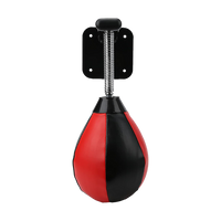 Wall Hanging Boxing Punching Bag Speed Training Stress Relief Kit with Wall Mount Bracket