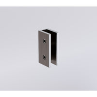70cm Reeded Single Shower Glass Screen with Gunmetal U-brackets & Square Pole