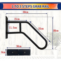 Handrail Steps Railing Outdoor Indoor Metal Rail