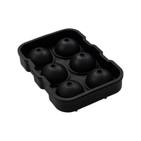 2x Ice Cube Tray Ball Mould Cube Silicone For Whisky Cocktails