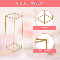 Gold Metal Flower Stand