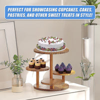 4 Tier Round Dessert Stand Tower Cake Cupcake Display