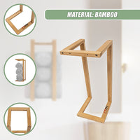 Wall Towel Rack for Rolled Towels Bathroom Storage