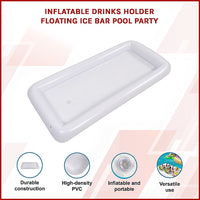 Inflatable Drinks Holder Floating Ice Bar Pool Party