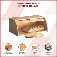 Bamboo Bread Box Kitchen Storage