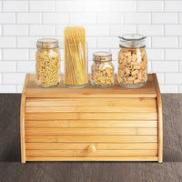 Bamboo Bread Box Kitchen Storage