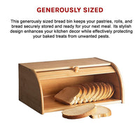 Bamboo Bread Box Kitchen Storage