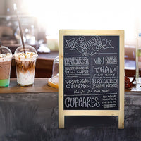 Sidewalk Board Sign Frame Chalkboard Drawing