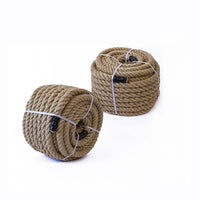 35m 100% Natural Jute Rope Twisted Decking Cord Garden Boating Sash Camping 32mm