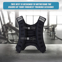 10KG Weighted Vest Top Gym Exercise Fitness Strength Sports Training Weight Loss