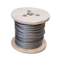 50m Stainless Steel Wire Rope Cable 5mm 316 A4 7x7 Balustrade Fence