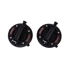 2x20cm 500kg Vacuum Suction Cup Glass Lifter Granite Sucker Pump Lift Heavy Duty