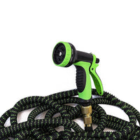 30m Garden Hose Strong Heavy Duty Expandable Flexible Hose Water Spray Nozzle