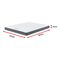 Double Memory Foam Mattress – OEKO-TEX Textile & CertiPUR-US Certified Foam