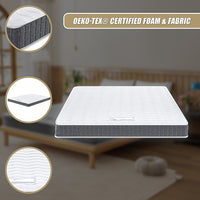 PALERMO Queen Mattress – OEKO-TEX Foam, CertiPUR-US Certified, Supportive & Eco-Friendly