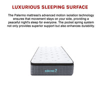 Mattress Single Euro Top Pocket Spring Motion Isolation CertiPUR-US Certified