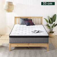 Mattress Single Euro Top Pocket Spring Motion Isolation CertiPUR-US Certified