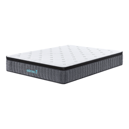 King Euro Top Pocket Spring Mattress – Motion Isolation Comfort with CertiPUR-US Certified Foam Layers