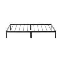 Single Metal Bed Frame Full Steel Heavy Duty