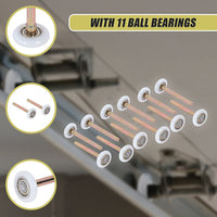 Garage Door Roller / Wheel / Heavy-duty 11 Ball Bearing 12 Pack