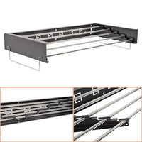 Collapsible Laundry Drying Rack – Wall Mounted Clothes Airer for Indoor or Outdoor