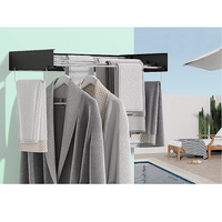 Collapsible Laundry Drying Rack Wall Mounted Clothes Drying Rack for Laundry