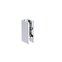 90cm Frameless Diamond Shower Screen with Chrome Brackets and SS Hinges