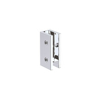90cm Frameless Diamond Shower Screen with Chrome Brackets and SS Hinges