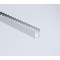 120x100cm Corner Frameless Shower Screen with Chrome Channel and SS Hinges, Round Handle