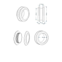 100x80cm Corner Frameless Shower Screen with Chrome Channel and Brass Hinges