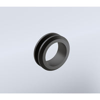 120x120cm Corner Frameless Shower Screen with Black Brackets and Brass Hinges - Wall & Floor U-Brackets