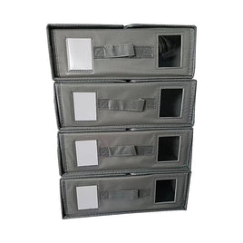 4PCS Foldable Bed Sheet Set Organizer Fabric Storage Bins with Handle Storage Box