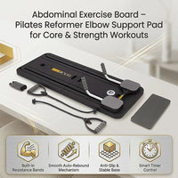 Abdominal Exercise Board – Pilates Reformer Elbow Support Pad for Core and Strength Training