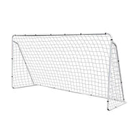 3.6m x 1.8m Portable Soccer Goal Net Steel Post Frame Backyard Football Training Set