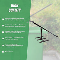 Wheelie Bin Compactor Manual Press Household Rubbish Trash Recycling Bins