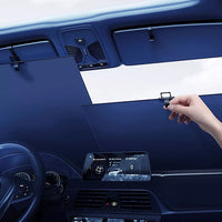Retractable Sunshade for Car Windshield