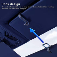 Retractable Sunshade for Car Windshield