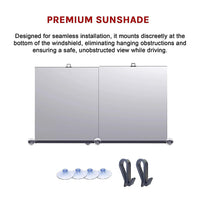 Retractable Sunshade for Car Windshield