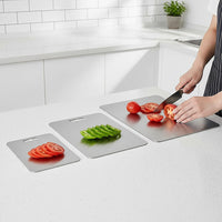 3 x 304SS Cutting Chopping Board Stainless Steel