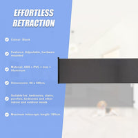 Retractable Baby Safety Fence Pet Stair Gate Barrier for Kids Dog Cat 3M