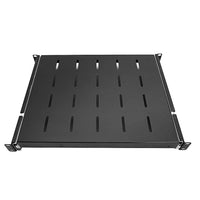 Sliding Rack Server Shelf For Rack 1U 19" 4 Post Rack Mount-Adjustable 15"-22"