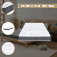 PALERMO Single Memory Foam Mattress - OEKO-TEX & CertiPUR-US Certified