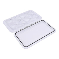 606 x 353mm White Boat Access Hatch – Marine Deck Inspection Lid for Boat, Yacht & RV Use