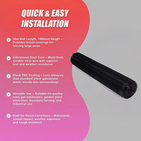 30m Black Chicken Wire Mesh Roll – Heavy Duty Aviary Netting & Garden Fencing for Poultry Enclosures