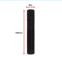 30m Black Chicken Wire Mesh Roll – Heavy Duty Aviary Netting & Garden Fencing for Poultry Enclosures