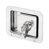 4 x Toolbox Lock Steel Paddle Handles – Heavy Duty Trailer Door Latch Set for Ute & Tool Cabinets