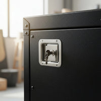 4 x Toolbox Lock Steel Paddle Handles – Heavy Duty Trailer Door Latch Set for Ute & Tool Cabinets