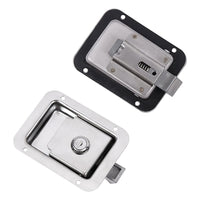 4 x Toolbox Lock Steel Paddle Handles – Heavy Duty Trailer Door Latch Set for Ute & Tool Cabinets