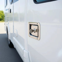 4 x Toolbox Lock Steel Paddle Handles – Heavy Duty Trailer Door Latch Set for Ute & Tool Cabinets