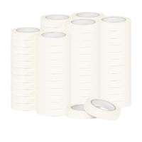 72 x White Masking Tape Rolls – 24mm x 50m Painters Adhesive Tape for Painting